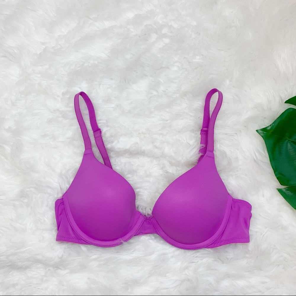 VS PINK Wear Everywhere Push-up Bra 34A orchid - Picture 1 of 8